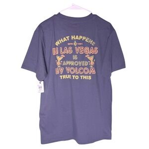 NWT Men's Volcom Las Vegas Blue Graphic T-Shirt - Medium